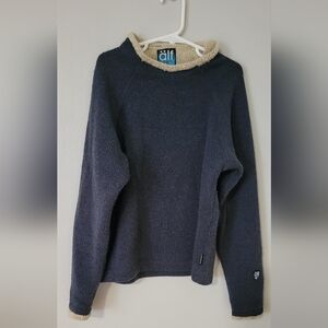 Alf sweater medium kids alfpaca fleece blue kuhl hiking winter fall